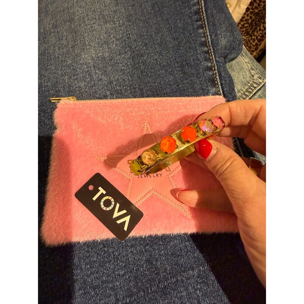 TOVA Kiki Cuff in Ombre Pink Multicolor NWT - Picture 6 of 13